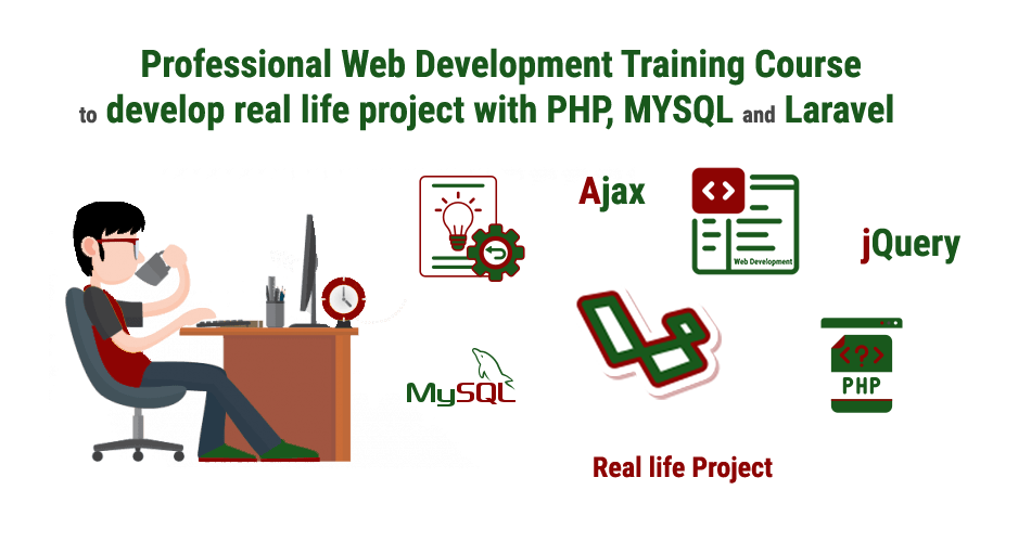 Professional-Web-Development-Training-Course-to-develop-real-life-project-with-PHP-MYSQL-and-Laravel