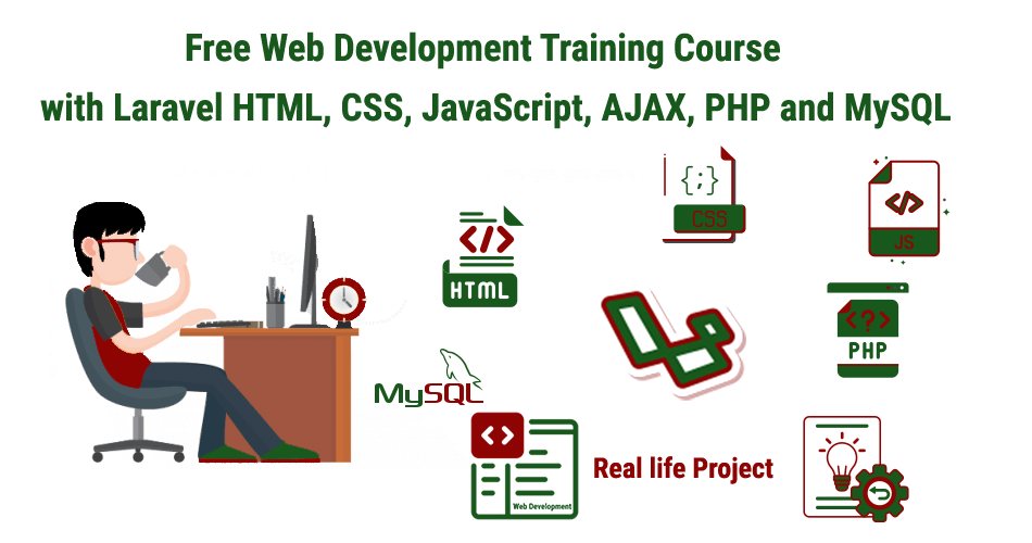 Free-Web-Development-Training-Course-with-HTML,-CSS,-JavaScript,-PHP-and-MySQL