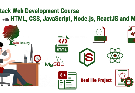 Full-Stack Web Development Course with HTML, CSS, JavaScript, Node.js, ReactJS, and MySQL