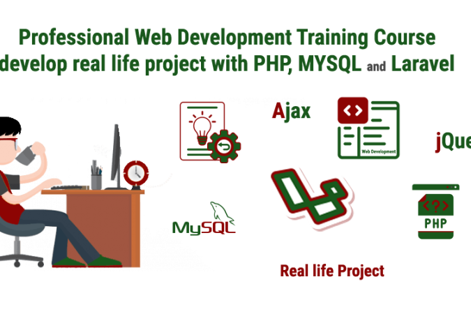 Complete web development package with learning Laravel from scratch using PHP AJAX, Vue.js, and MySQL.
