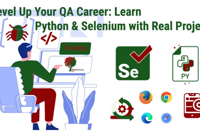 Level Up Your QA Career: Learn Python & Selenium with Real Projects!
