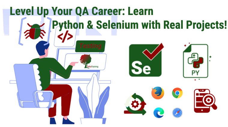 Level Up Your QA Career: Learn Python & Selenium with Real Projects!